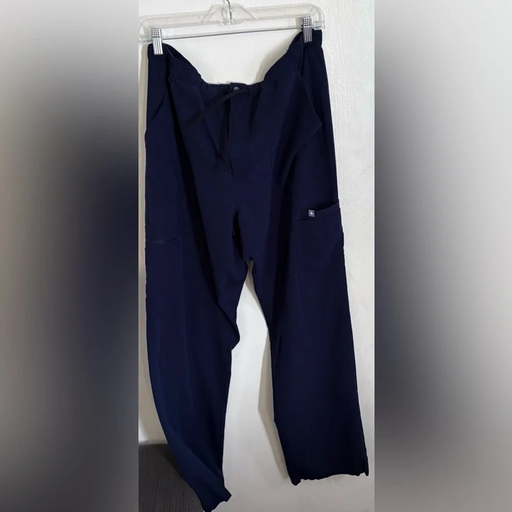 Figs Navy Blue Scrub Pants Women's Size XL - Picture 2 of 6